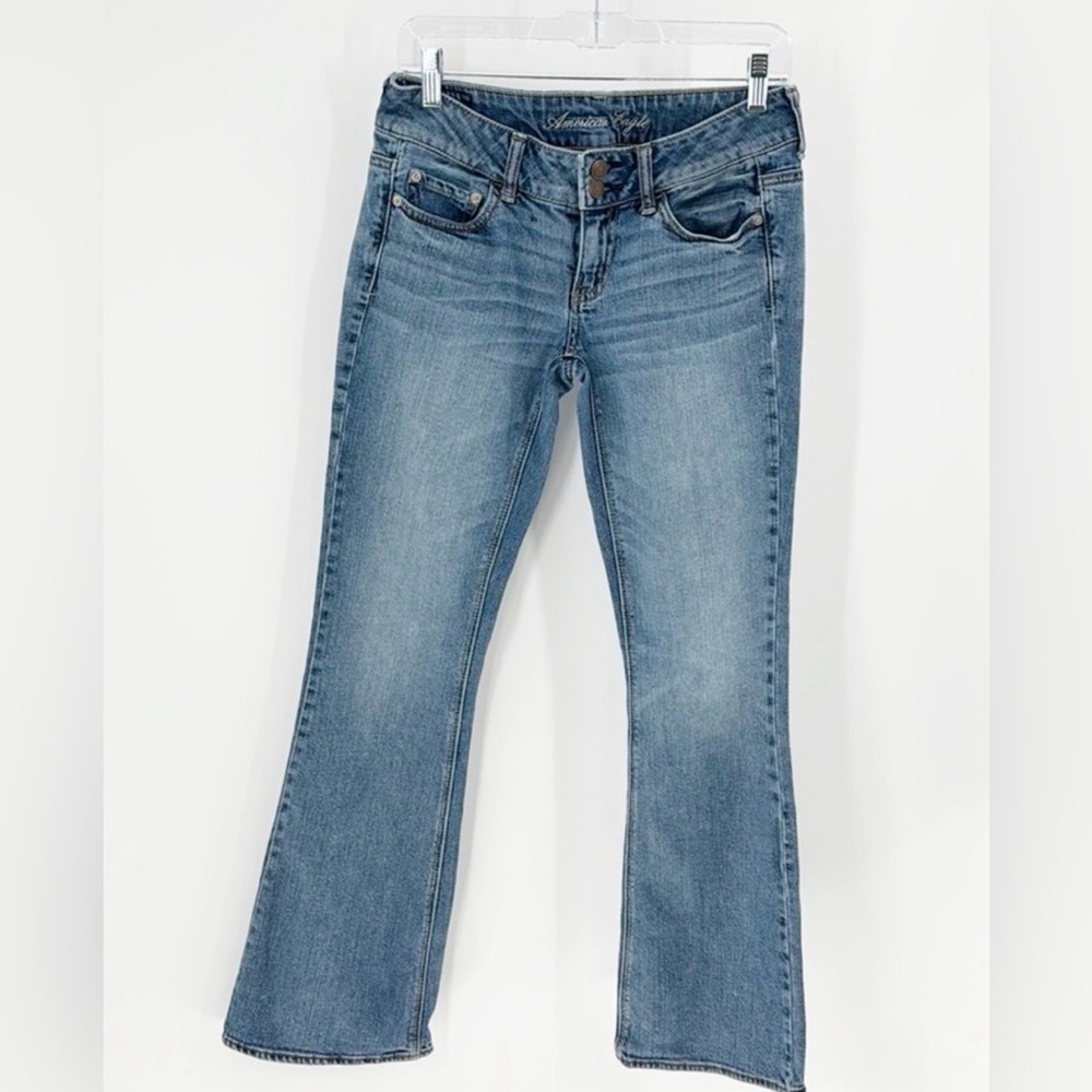 American Eagle Outfitters Blue Boot Cut Flare Jeans EUC